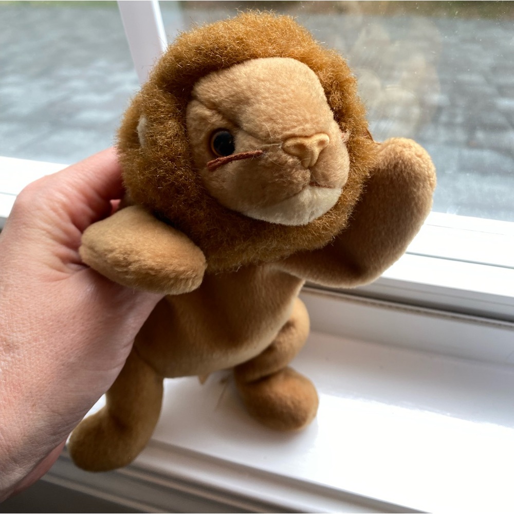 RETIRED Ty Beanie Baby ROARY LION ERRORS With Tags RARE PVC PELLETS